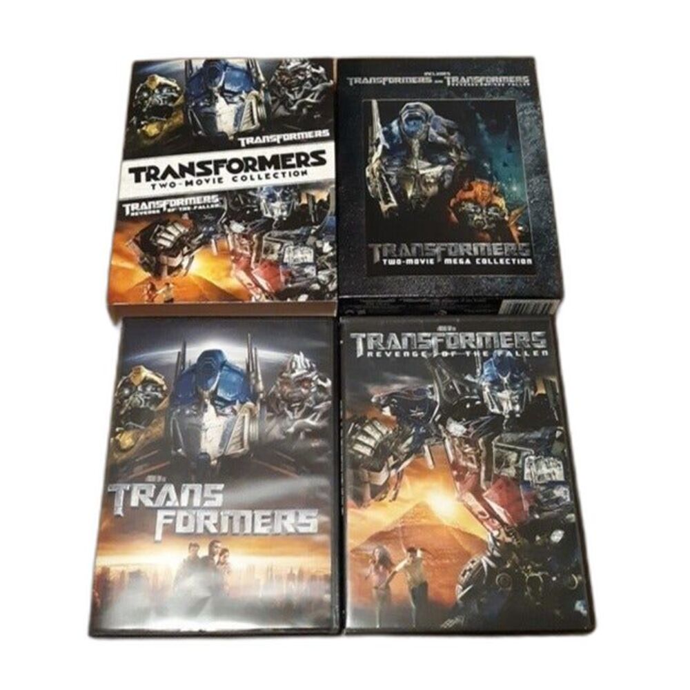 🔥SALE Transformers 2 Movie DVD Transformers 1+TF2:  Revenge of the Fallen